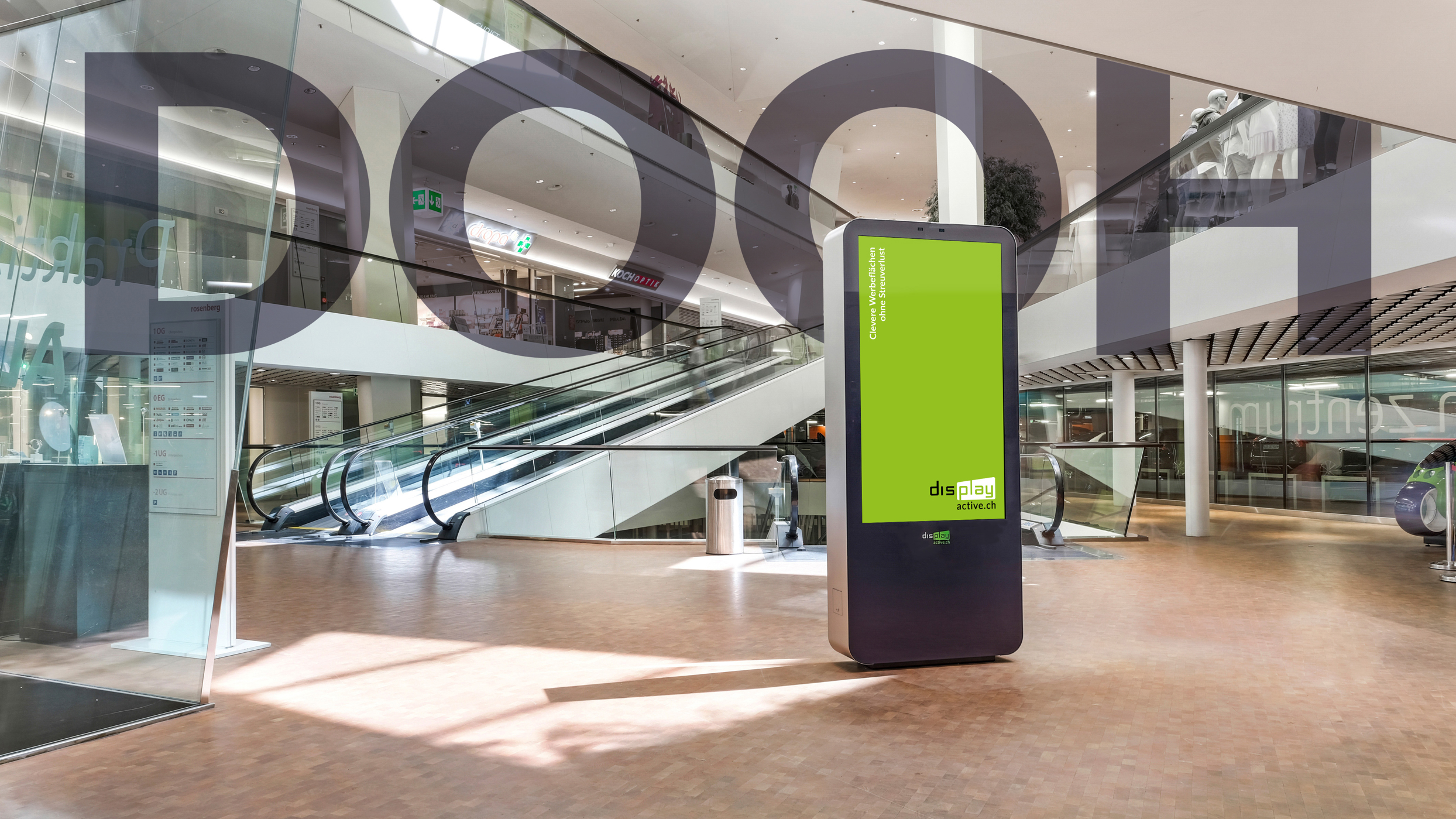 DOOH Migros Rosenberg Transparent